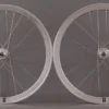 H Plus Son H Plus + Son SL42 Polished Silver Singlespeed Track Fixed Gear Bike Wheelset 32H