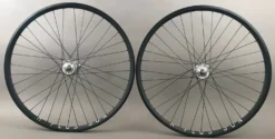 H Plus Son H + Son Archetype Black Rims Suzue Hubs Single Speed Track Bike Wheelset 36h