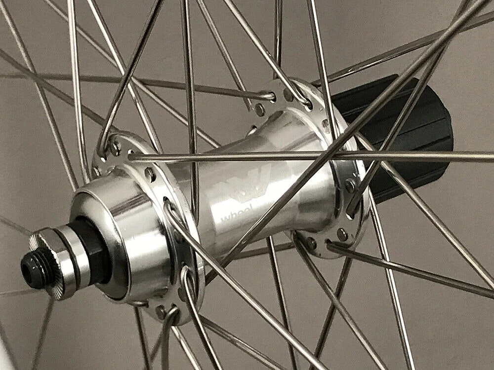 Mavic CXP Elite Rims Silver Road Bike Wheelset Wheels 8 9 10 Speed Hubs Shimano 3 Mavic CXP Elite Rims Silver Road Bike Wheelset Wheels 8 9 10 Speed Hubs Shimano - Image 3