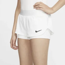 Nike Girl's Court Dri-Fit Flex Shorts (White) 13 Nike Girl's Court Dri-Fit Flex Shorts (White) -Sports Gear Store CJ0948 100 PHSYM001 1000