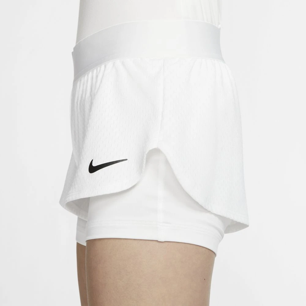 Nike Girl's Court Dri-Fit Flex Shorts (White) 7 Nike Girl's Court Dri-Fit Flex Shorts (White) - Image 7