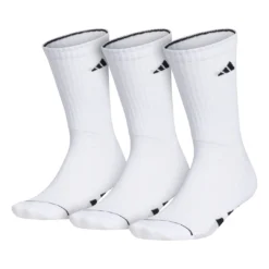 Adidas Men's Cushioned Crew Socks (White)