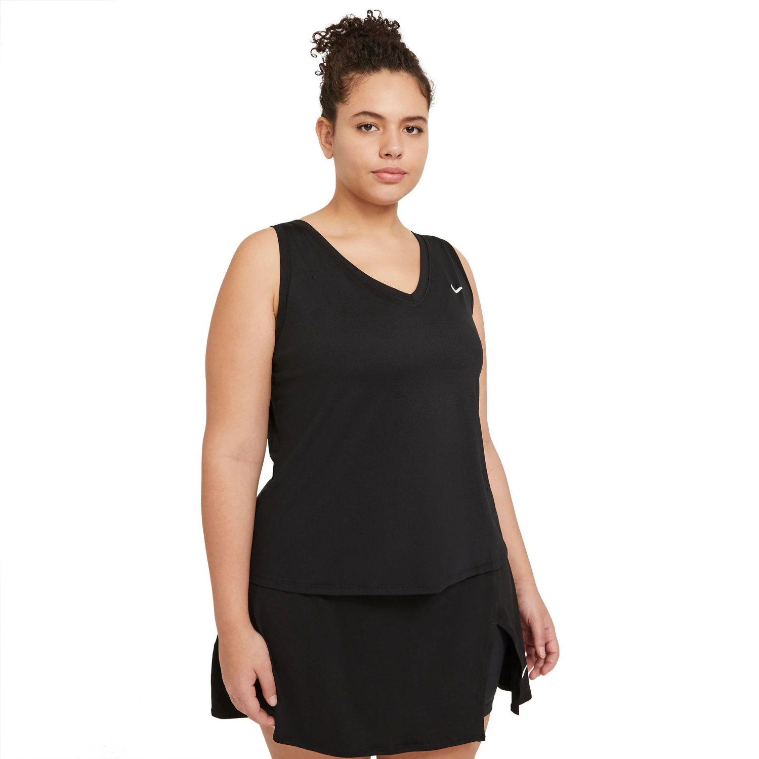 Nike Women's Dri-FIT Victory Tank (Black/White) 1 Nike Women's Dri-FIT Victory Tank (Black/White)