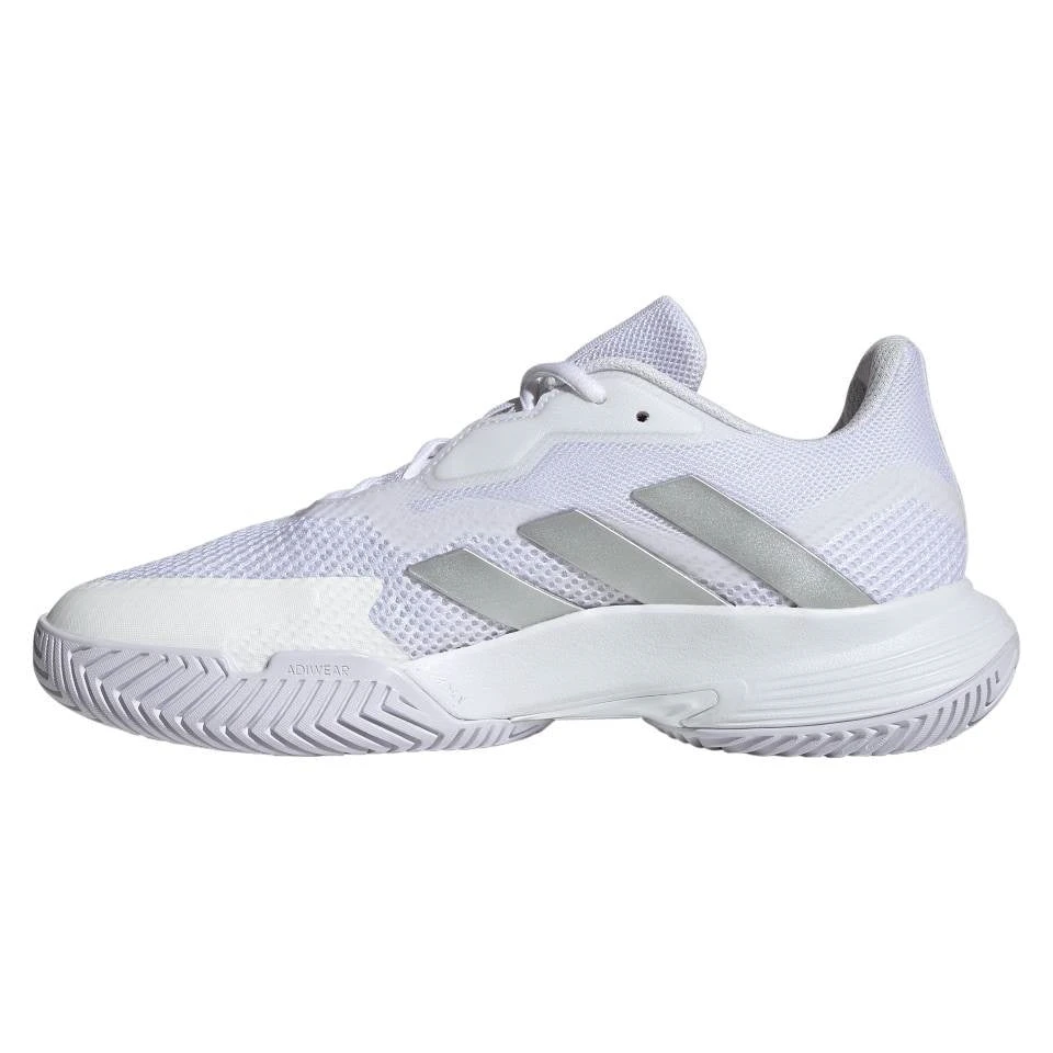 Adidas CourtJam Control Women's Tennis Shoe (White) 2 Adidas CourtJam Control Women's Tennis Shoe (White) - Image 2
