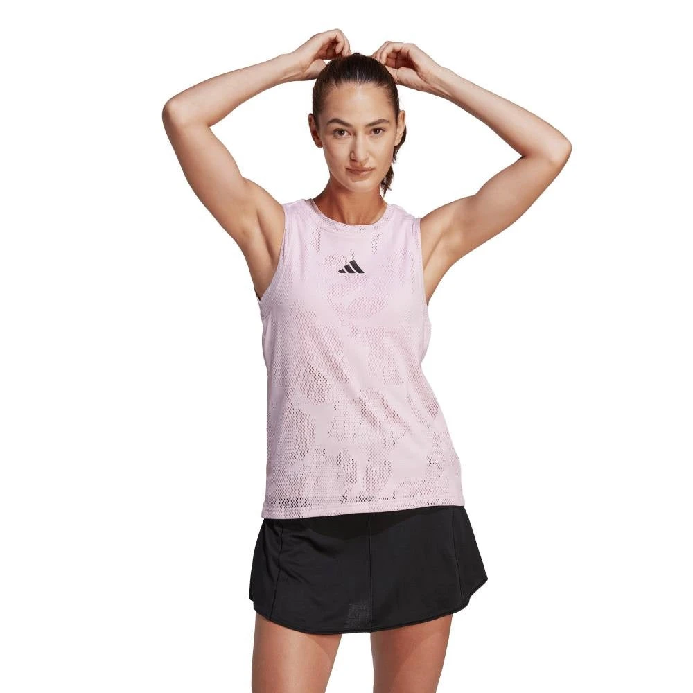 Adidas Women's Melbourne Match Tank Top (Pink) 1 Adidas Women's Melbourne Match Tank Top (Pink)