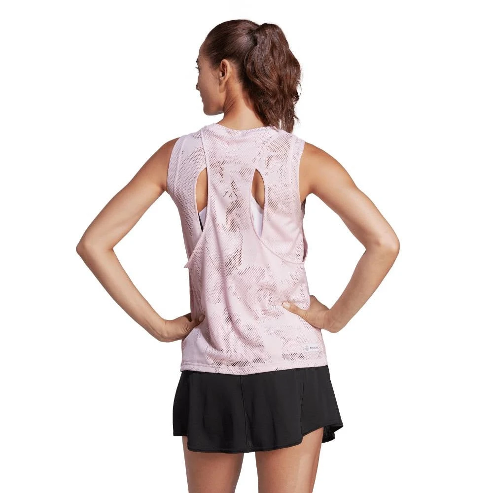 Adidas Women's Melbourne Match Tank Top (Pink) 2 Adidas Women's Melbourne Match Tank Top (Pink) - Image 2