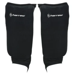 Harrow Soft Roll Down Shin Guards Adult BlacK
