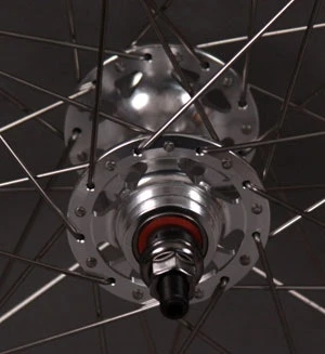 Sun Rims Sun M13 Silver Track Bike Fixed Gear Singlespeed Wheels Wheelset 36h DT Spokes 2 Sun Rims Sun M13 Silver Track Bike Fixed Gear Singlespeed Wheels Wheelset 36h DT Spokes - Image 2