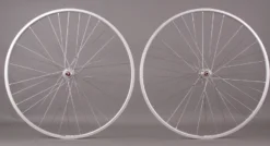 Weinmann LP18 27" Inch Silver Rims 5,6,7 Speed Freewheel Hubs Wheelset 100/126mm