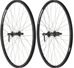Alexrims 26" Mountain Bike MTB Wheelset Alex DH19 Rims 36h Shimano Deore Hubs QR 100-135