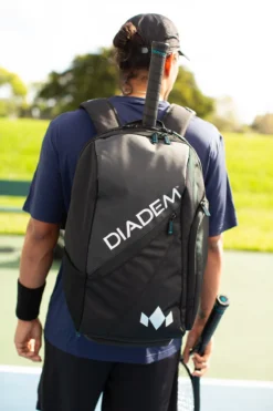 Diadem Nova Tour Backpack Racquet Bag (Black/Chrome) -Sports Gear Store Nova Backpack 2 1800x1800 c8006b4e 4e17 43eb 87f5 3a975f8b804d