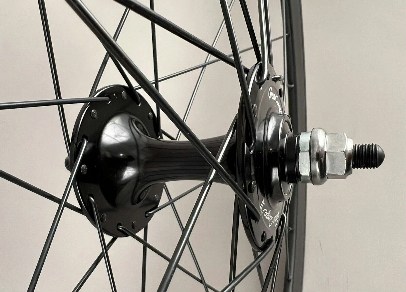 H Plus Son H PLUS + SON SL42 BLACK FIXED GEAR Track WHEELSET GRAN COMPE HUBS 6 H Plus Son H PLUS + SON SL42 BLACK FIXED GEAR Track WHEELSET GRAN COMPE HUBS - Image 6