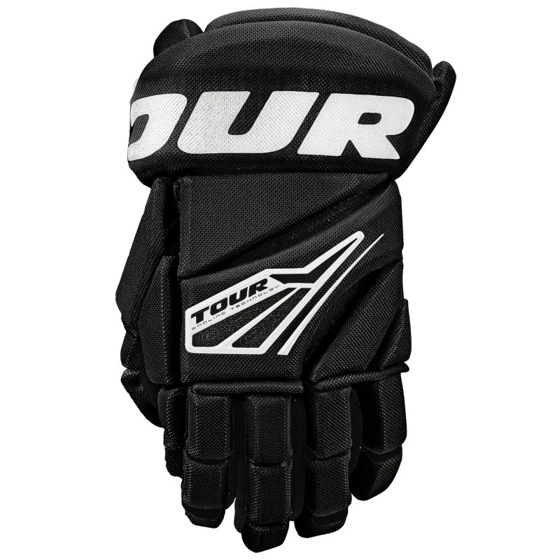 Tour Code 3 Hockey Gloves Black/White 3 Tour Code 3 Hockey Gloves Black/White - Image 3