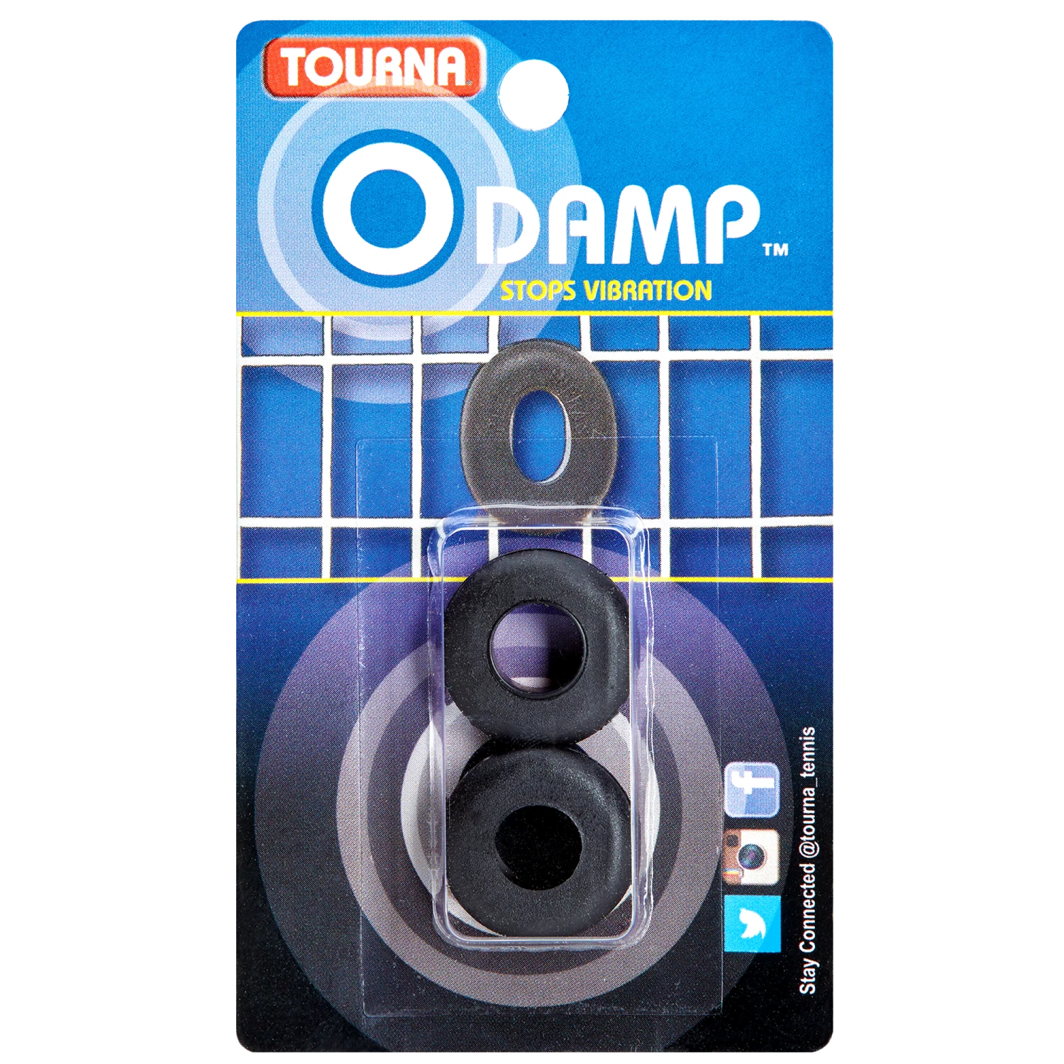 Tourna O Damp Vibration Dampener (Black) 1 Tourna O Damp Vibration Dampener (Black)