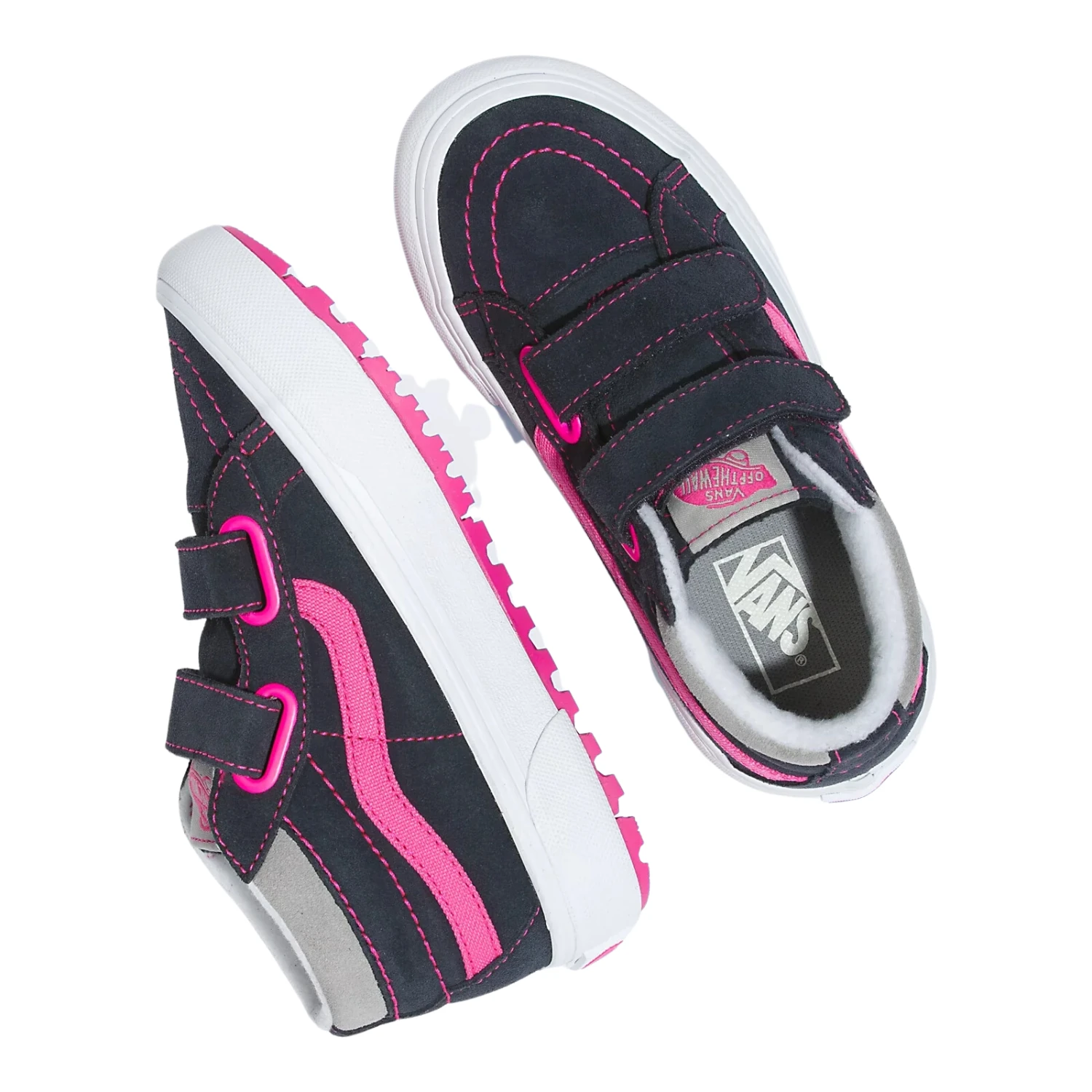 Vans Sk8-Mid Reissue V MTE-1 Navy/Pink Glow - Kid's Shoes 3 Vans Sk8-Mid Reissue V MTE-1 Navy/Pink Glow - Kid's Shoes - Image 3