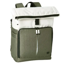 Wilson Women's Backpack Racquet Bag (Cream/Black/Forest)
