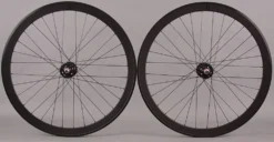 H Plus Son H Plus + Son SL42 Black Singlespeed Track Fixed Gear Bike Wheelset Wheels Fx/fx