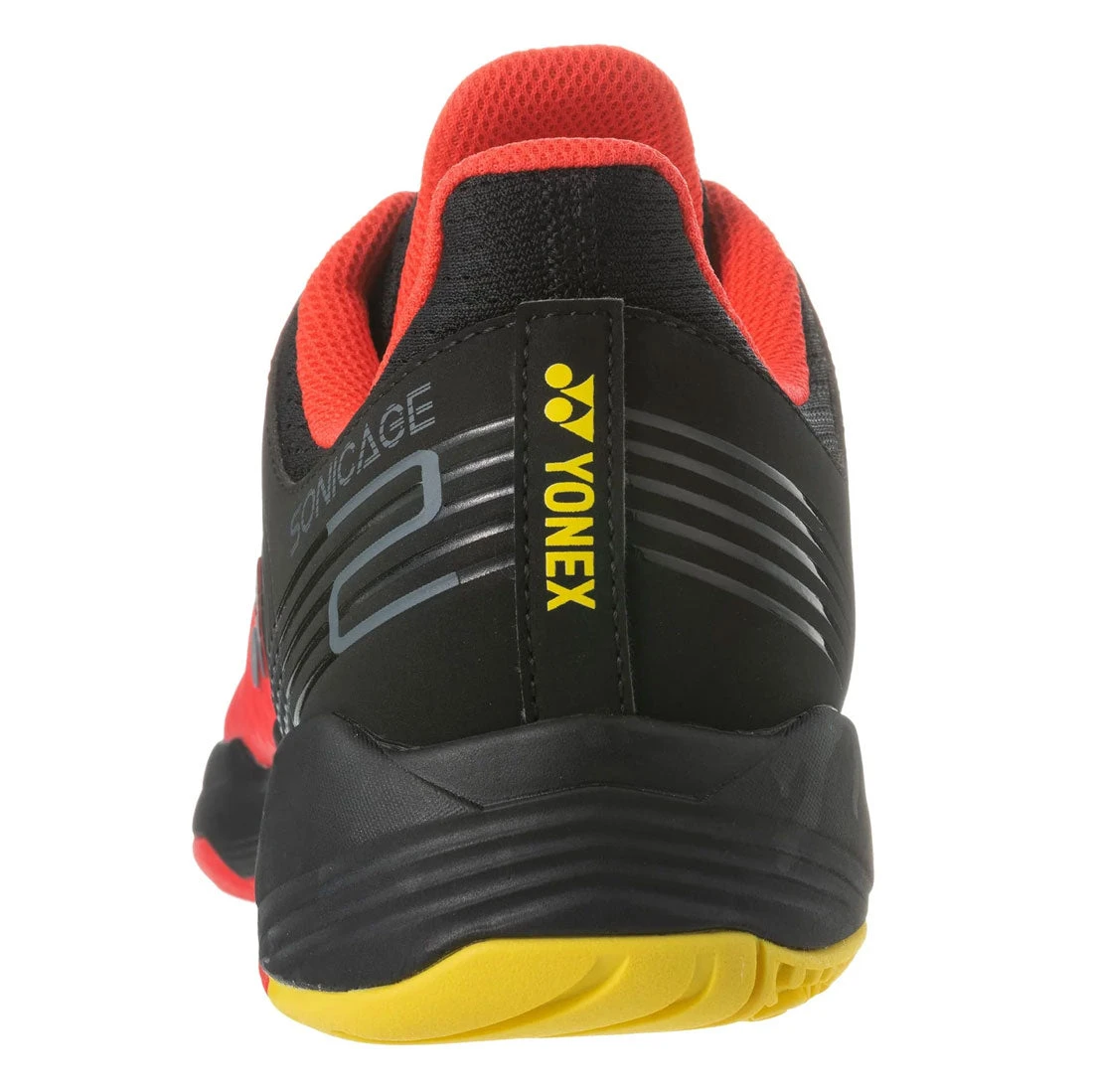 Yonex Power Cushion Sonicage 2 Clay Men's Tennis Shoe (Red/Black) 2 Yonex Power Cushion Sonicage 2 Clay Men's Tennis Shoe (Red/Black) - Image 2