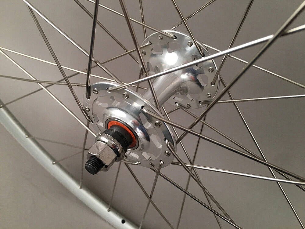 Alexrims Alex Rims DA22 Silver Fixed Gear Track Bike Wheels 32h SingleSpeed Formula Hubs 5 Alexrims Alex Rims DA22 Silver Fixed Gear Track Bike Wheels 32h SingleSpeed Formula Hubs - Image 5