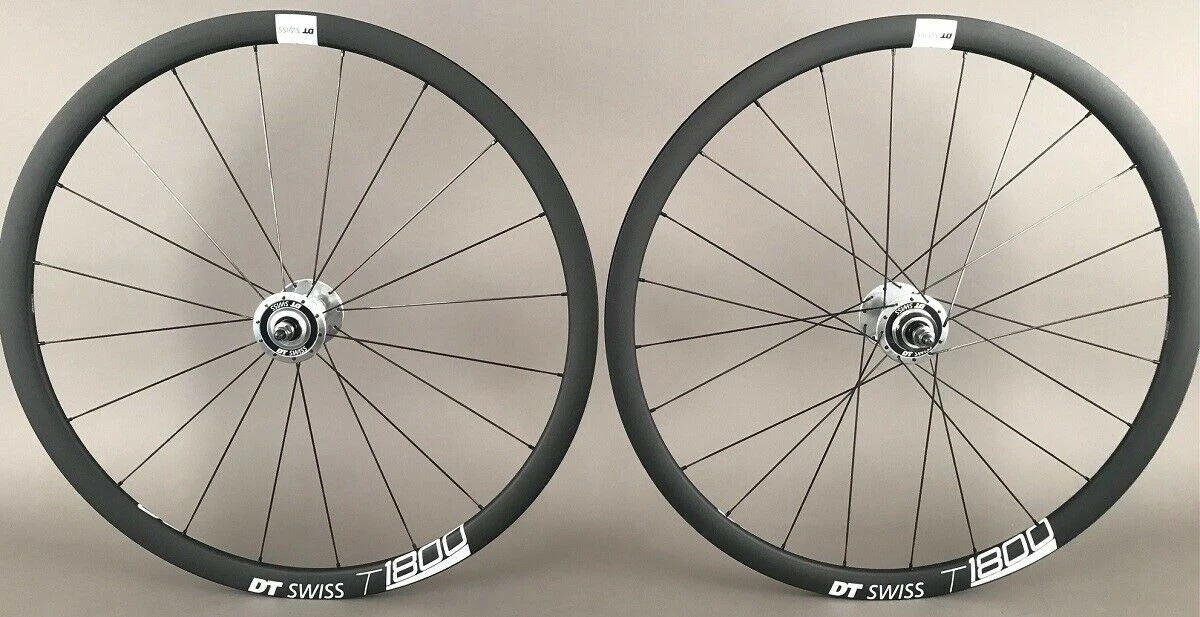 Dt-swiss DT Swiss T 1800 Fixed Gear Track Single Speed Wheelset Tubeless Clincher 1 Dt-swiss DT Swiss T 1800 Fixed Gear Track Single Speed Wheelset Tubeless Clincher