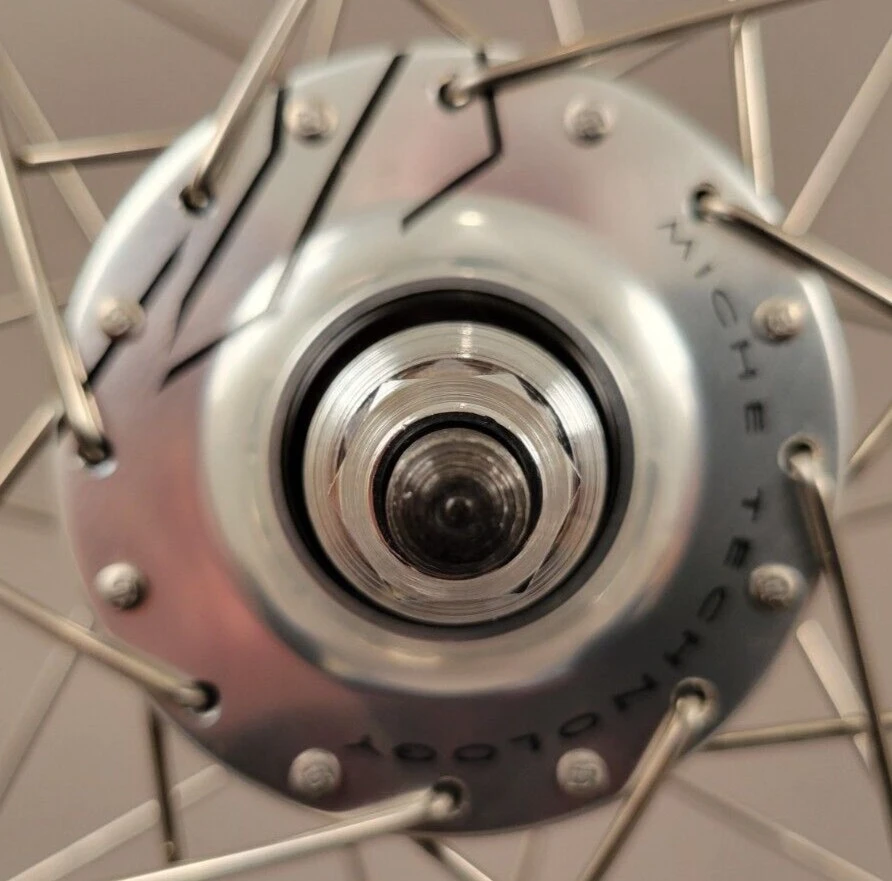 H Plus Son H + PLUS SON TB14 Silver MICHE Track Hubs Fixed Gear Wheels Wheelset FX/FX 32H 7 H Plus Son H + PLUS SON TB14 Silver MICHE Track Hubs Fixed Gear Wheels Wheelset FX/FX 32H - Image 7