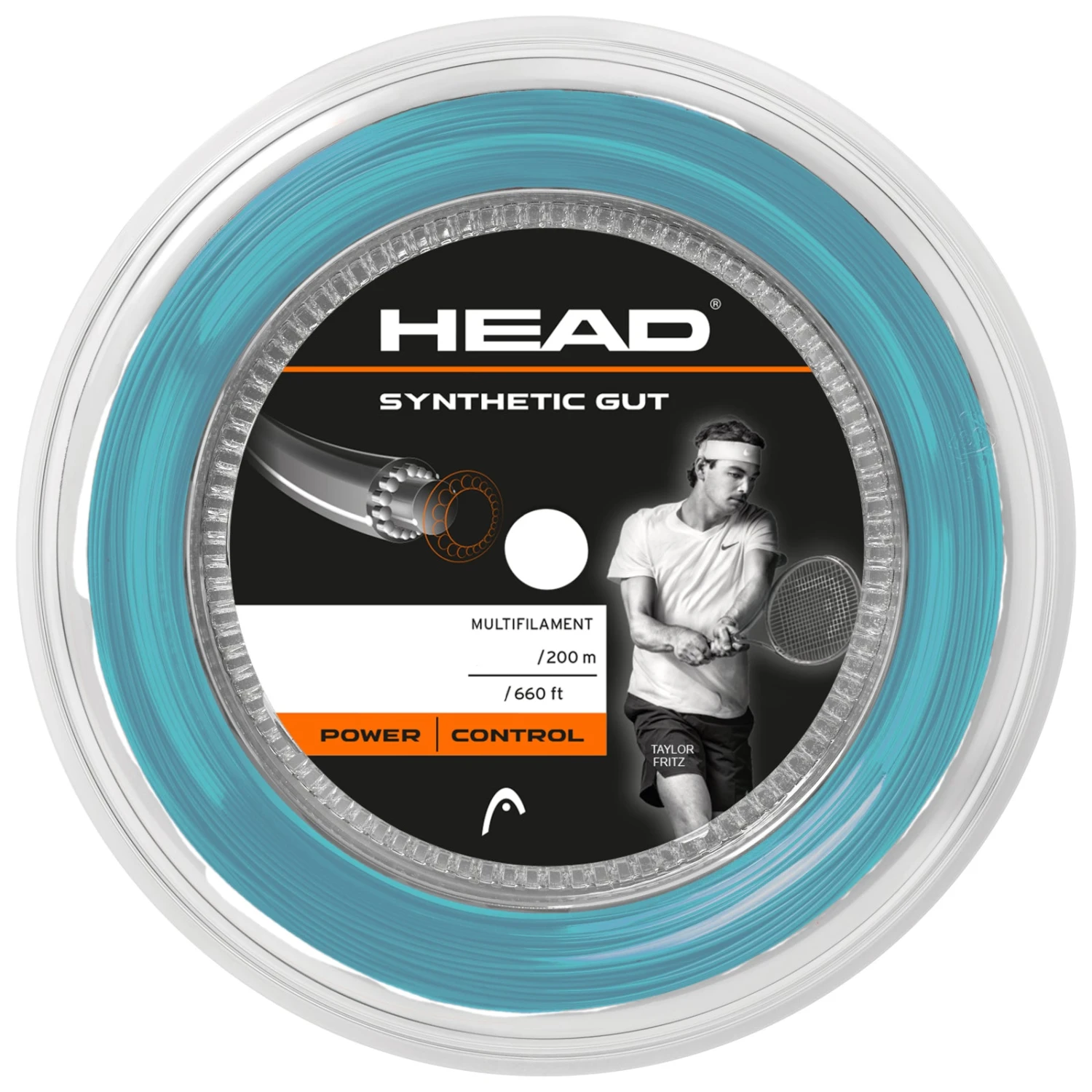 Head Synthetic Gut 17/1.25 Tennis String Reel (Blue) 1 Head Synthetic Gut 17/1.25 Tennis String Reel (Blue)