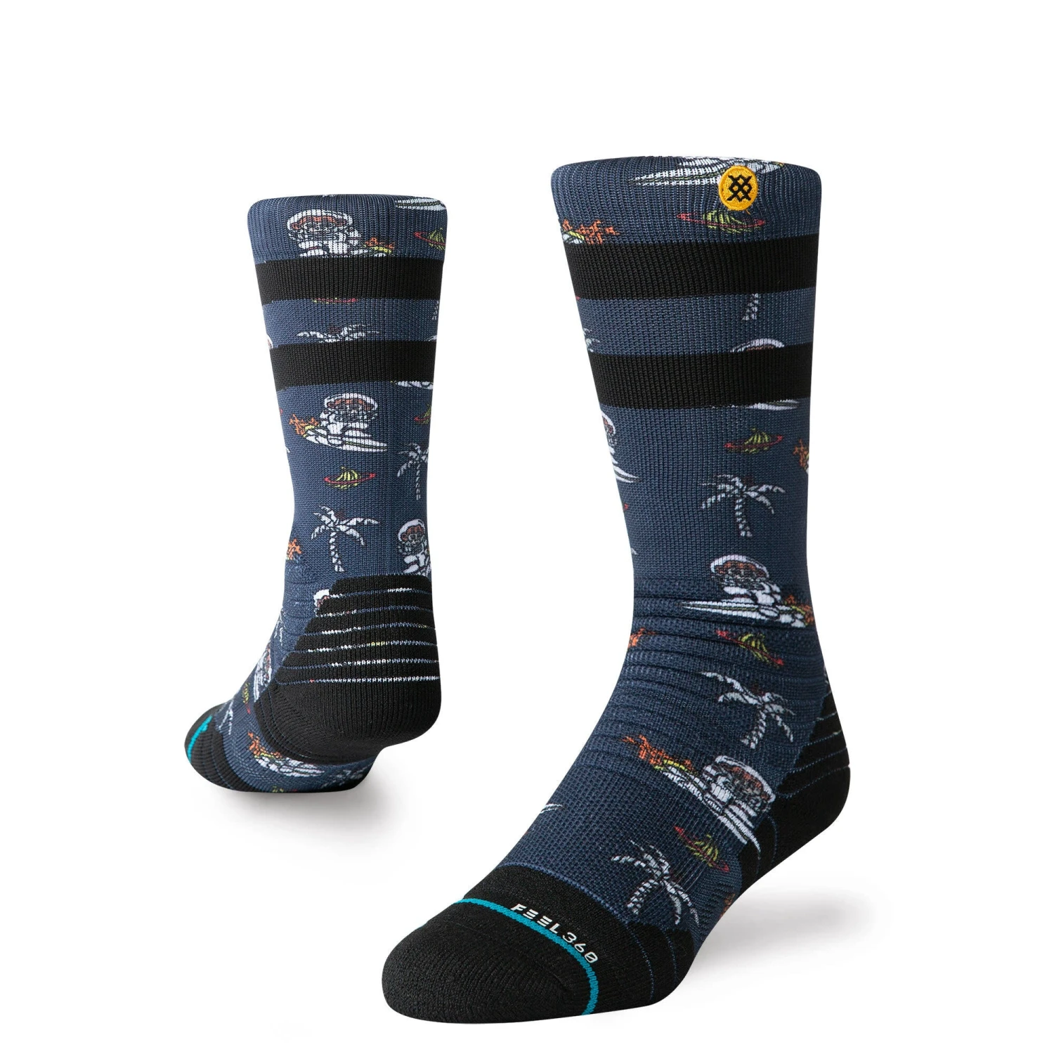 Stance Space Monkey Snow Sock - Youth 1 Stance Space Monkey Snow Sock - Youth
