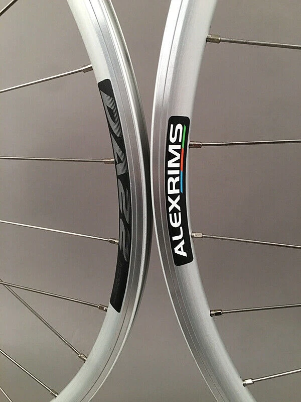 Alexrims Alex Rims DA22 Silver Fixed Gear Track Bike Wheels 32h SingleSpeed Formula Hubs 2 Alexrims Alex Rims DA22 Silver Fixed Gear Track Bike Wheels 32h SingleSpeed Formula Hubs - Image 2