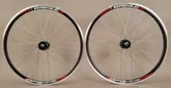 Weinmann DP18 BLACK FIXED GEAR SINGLE SPEED WHEELSET 36 Hole Flip Flop Hubs