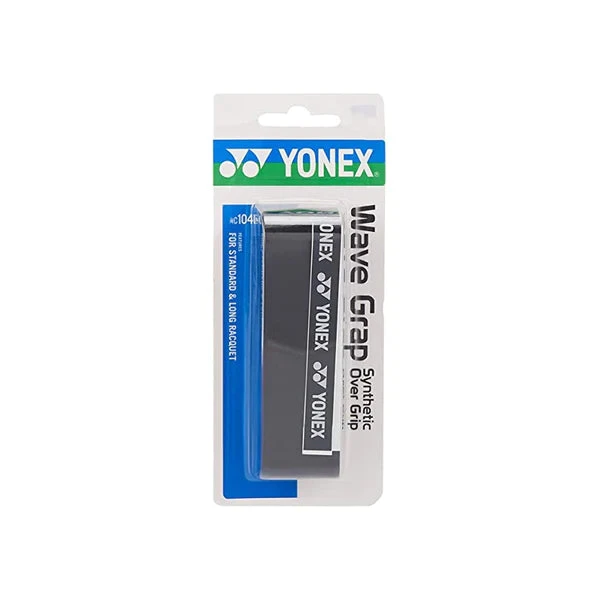 Yonex Wave Grap Overgrips 3 Pack (Black) 1 Yonex Wave Grap Overgrips 3 Pack (Black)