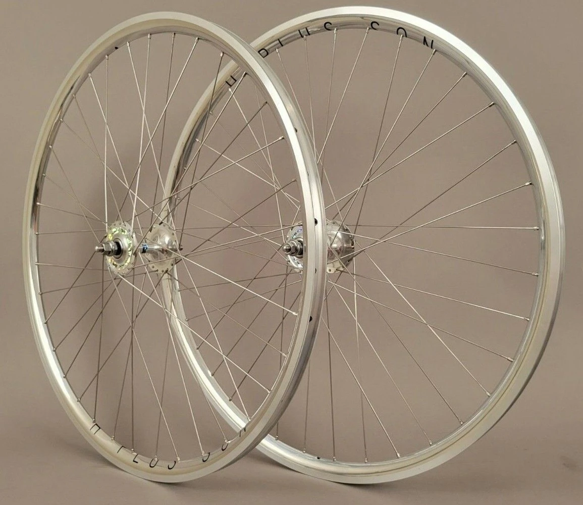H Plus Son H + Plus Son Silver Archetype W/ 36h Suzue Track Hubs Wheelset 2 H Plus Son H + Plus Son Silver Archetype W/ 36h Suzue Track Hubs Wheelset - Image 2