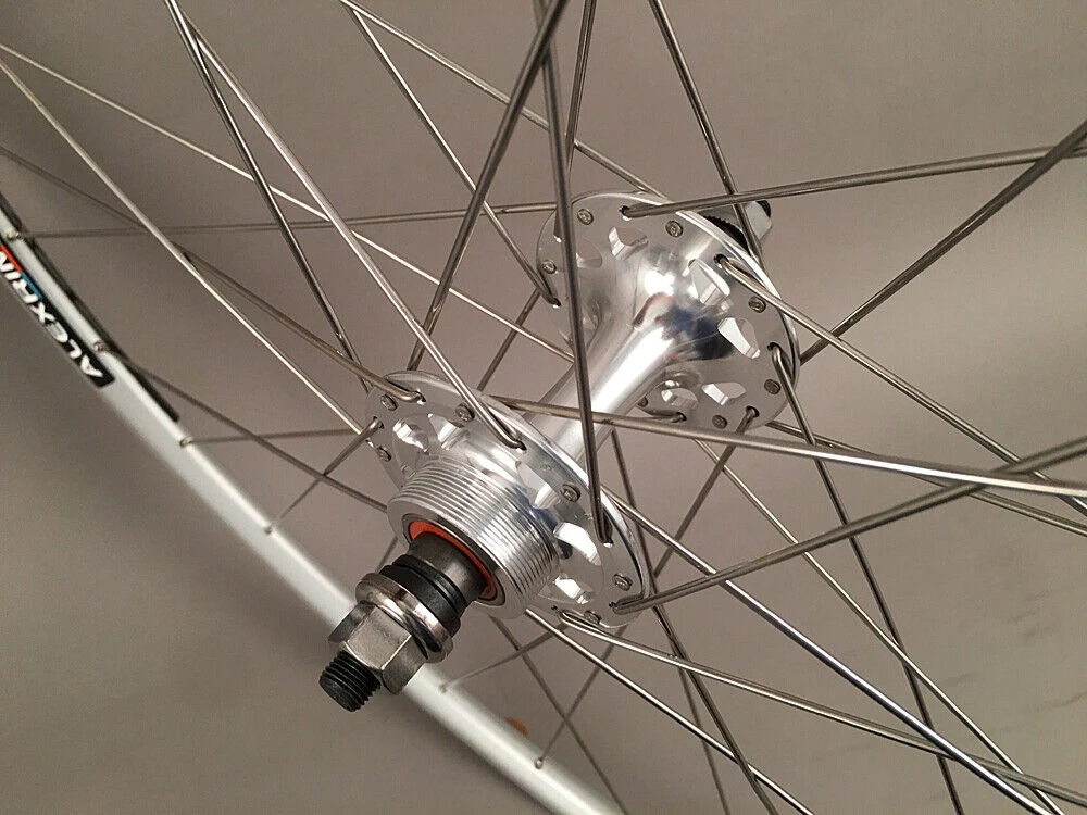 Alexrims Alex Rims DA22 Silver Fixed Gear Track Bike Wheels 32h SingleSpeed Formula Hubs 7 Alexrims Alex Rims DA22 Silver Fixed Gear Track Bike Wheels 32h SingleSpeed Formula Hubs - Image 7